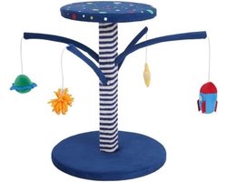 Katten Klimmeubel - Krabpaal Speelgoed - Spelen Krabben Rusten - Stabiele Constructie - 35x35x44 cm