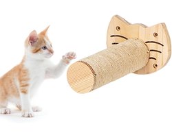 Wandmeubel: katten klimmuur – Klimplanken – Klimtreden – Krabpalen – Met viltkussentjes – 1-delige set – Ideaal voor kantoren, appartementen, woonkamers, keukens en hoekruimtes
