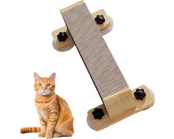 Wandmeubel: Katten Klimplanken - Klimmuur Systeem - Katten Spelen - Natuurlijk Gedrag Prikkelen - 26x24x10 cm - Natuurlijk