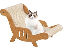 Krabplank: Katten Krab Lounge - Krabstoel Kat - Meubelbescherming - Ergonomische Ondersteuning - 53 x 31 x 32 cm - Niet gespecificeerd