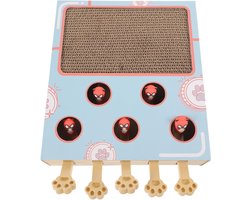 Katten Krabdoos Speelgoed - Kattenmolen Slagspel - Katten Vermaken - Duurzaam Golfpapier ABS - 36 x 26 x 6 cm