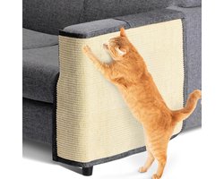 Katten Krabmat - Krabbescherming Meubels - Banken Stoelen Beschermen - Specifiek voor Linkerkant - 139 x 120 x 1 cm