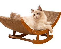 Katten Krabplank en Schommelstoel van Karton - Duurzaam en Comfortabel voor Krabben en Spelen