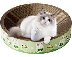 Katten Krabplank - Krabkarton Speelgoed - Krabben en Spelen - Verhoogd Comfort Ontwerp - 40x40x10cm