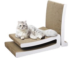 Krabplank: Katten Krabplank - Krabmat Huisdier - Natuurlijk Krabgedrag - Ruimtebesparend Ontwerp - 38.5x24x11.5cm - Niet gespecificeerd