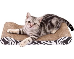 Katten Krabplank - Krabpaal Karton - Meubels Beschermen - Omkeerbaar Ontwerp - 45x22.5x6 cm - Bruin