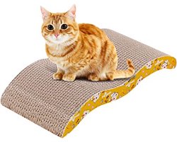 Katten krabplank met Kattenkruid – Ideaal om te Krabben, Spelen en Ontspannen Katten krabplank