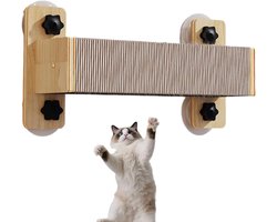 Katten Muur Planken - Klimmeubels - Binnen Spelen - Natuurlijke Toren Speelgoed - 26x24x10 cm