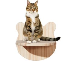 Katten Stapelplank - Klimmeubel voor katten - Spelen en rusten - Stevig houten ontwerp