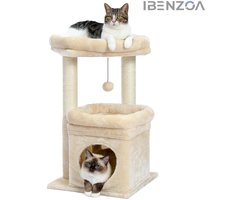 Kattenboom - Beige - Meerdere verdiepingen - Krabpaal