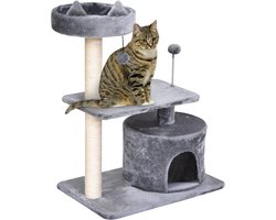 Kattenboom met Hangbed en Krabpaal - Multifunctionele Kattenspeeltoren