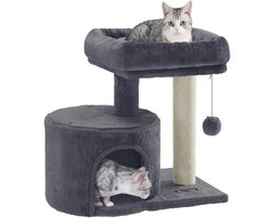 Kattenboom met sisal en comfortabele platforms voor kittens en kleine katten