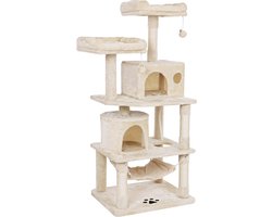 Kattenboom - Multi-Level - Beige - 60 x 50 x 145 cm