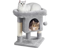 kattenboom_60 cm kattenboom stabiele klimboom_ lichtgrijs