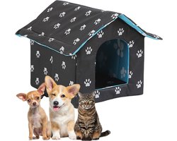 Kattenhuis voor buiten - Waterdicht en winterbestendig met afneembaar kussen