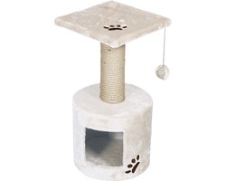 KATTENKLIM KRABPAAL BONGO GEBROKEN WIT 30X30X59CM