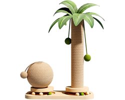 Kattenklimboom Krabton - Krabpaal Speeltoren - Katten Vermaken - Ruimtebesparend Ontwerp - 30x20x25 cm - Niet gespecificeerd