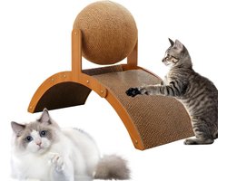 Kattenkrab Bal - Krabpaal Speelgoed - Spelen en Krabben - Verticale Kraboplossing - 21 x 19 x 21 cm