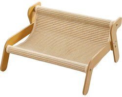 Kattenkrab Bank - Krabmeubel - Meubelbescherming - Comfortabele Schuilplaats - 54x44x28cm