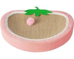 Krabmat: Kattenkrab Bed - Krabmat Slaapmand - Klauwverzorging Ontspanning - Multifunctioneel Meubel - 59x44x9.5 cm - Niet gespecificeerd