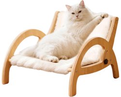 Krabpaal: Kattenkrabbank - Krabmeubel Kat - Krabben en Slapen - Verstelbare Rugleuning - 43 x 31 x 7 cm - Niet gespecificeerd