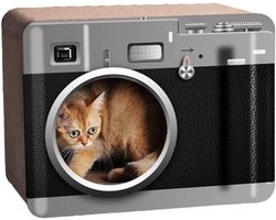 Krabplank: Kattenkrabhuis - Krabkarton Kattenbak - Meubels Beschermen - Alles-in-één Ontwerp - 44x25.5x34cm - C