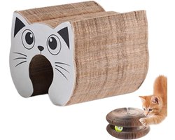 Krabplank: Kattenkrabkarton - Krabplank Kat - Katten Spelen - Magnetisch Verbinding - 11.5 x 10.5 x 7 cm - Niet gespecificeerd