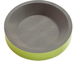 Kattenkrabkom - Krabkussen - Meubelbescherming - Komvormig Ontwerp - 53x52x11 cm - Groen