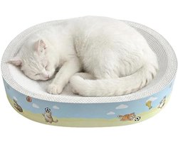 Kattenkrabmat Bed - Krabkussen Bankbeschermer - Meubels Beschermen - Strooivrij Ontwerp - 55x38x5 cm - Grijs