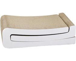 Krabplank: Kattenkrabmat - Krabpaal karton - Meubels beschermen - Robuust en krasbestendig - 38.5 x 24 x 11.5 cm - Niet gespecificeerd