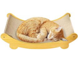 Krabplank: Kattenkrabmat - Krabplank Sisal - Meubels Beschermen - Verhoogd Ontwerp - 41 x 33 x 8 cm - Origineel