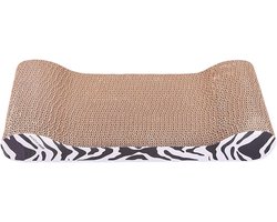 Kattenkrabpaal Karton - Krabmat Kat - Krabben en Spelen - Omkeerbaar Ontwerp - 45 x 22.5 x 6 cm