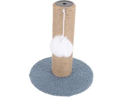 Kattenkrabpaal - Klimboom Kattenmeubel - Spelen en Krabben - Stabiele Basis - 22.5 x 18 x 18 cm - Hemelsblauw