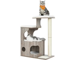 Kattenkrabpaal - Met Hoogte van 86 cm - Inclusief Ligplaatsen en Kratzäule