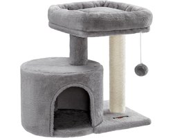 Kattenkrabpaal - Met Sisalstam en Gepolsterde Platform - 47,5x38x47 cm