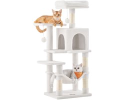 Kattenkrabpaal - Multifunctioneel met Hängematte en Höhle - 112 cm hoog