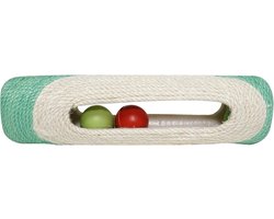 Kattenkrabpaal XXL buisvorm met 3 ballen - Duurzaam en Speels