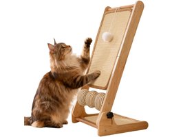 Krabplank: Kattenkrabplank - Kitten trainingsapparaat - Meubels beschermen - Verstelbare hoek - 34L x 26B x 12H cm - Niet gespecificeerd