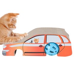 Kattenkrabplank - Krabkarton Kat - Katten Spelen - Autovorm Design - 18.4 x 6 x 7 cm - Niet gespecificeerd