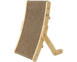 Krabplank: Kattenkrabplank - Krasmat Kat - Spelen en Krabben - Vervormbaar Golfpapier - 45 x 25 x 8 cm - Groen
