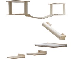 Kattenspeelplaats XL met Treeplanken en Hangbrug - Perfect voor Uw Kat