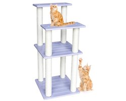 Kattentoren voor buiten - Grote kattenboom met meerdere niveaus en krabpalen