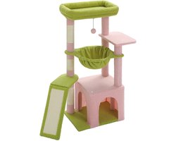 Kattenu CrazyCactus Large - Krabpaal Voor Katten - Krabpaal Cactus - 92 cm hoog - Roze - Krabpaal voor Katten