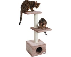 Kerbl Pet Kerbl Kattenboom Venus Sweet beige/grijs 30x30x85cm Grijs (beige/grijs)
