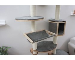 Kerbl - Wandgemonteerde - krabpaal - Dolomit - XL - Tofana - grijs - 185 - cm - 81541