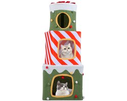 Kerstboom Voor Binnenkatten 120 cm Charmant Klimmeubel