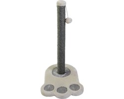 Kittenkrabpaal - Jack & Vanilla - DOPEY - Cream-Grey - 40 x 30 x 60 cm