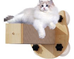 Klimplank voor katten - Kattenmeubel muur - Katten verrijken - Zelfnivellerend - 22 x 22 x 26 cm - Niet gespecificeerd