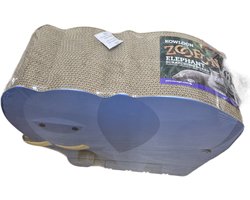 Kowloon krabkarton - kattenkrabspeelgoed - krabmeubel - olifant - 40x 55 x 20 cm