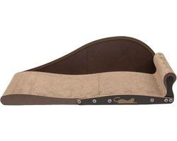 Krabplank: Krabbed voor Katten - Krabmat Kat - Nagels Vijlen - Brede Stabiele Basis - 68 x 25 x 20.8 cm
